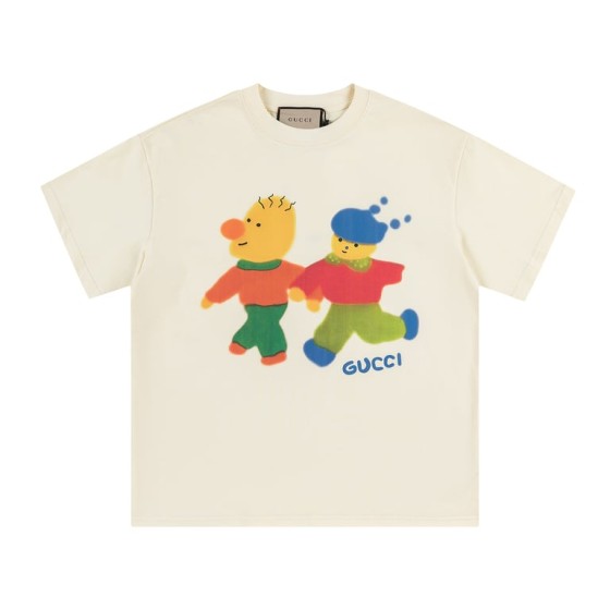 Gucci Early Spring Collection High-Weight Short-Sleeve